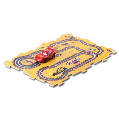赛车总动员红色麦昆 6片装轨道车婴幼儿童玩具