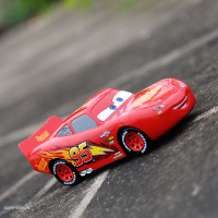 赛车总动员红色麦昆 6片装轨道车婴幼儿童玩具