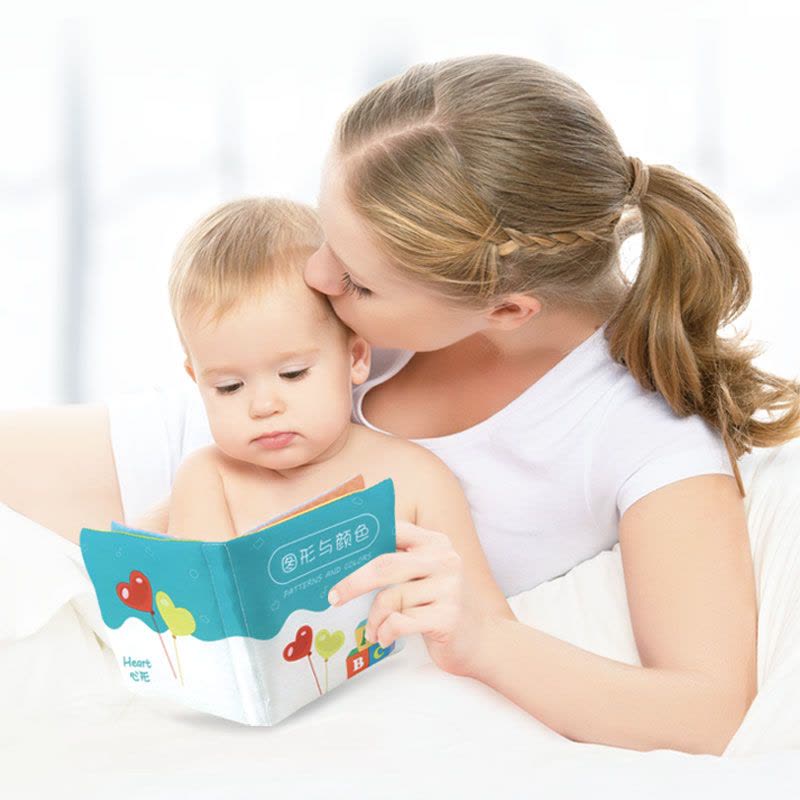 Babytry蓓臣0-3岁宝宝启蒙早教布书6件套（4页装）婴幼儿童玩具图片