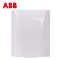 瑞士ABB开关abb插座全系列通用[白色插座]防水防溅盒正品AS502