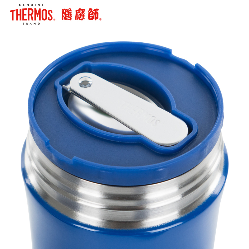 膳魔师（THERMOS）焖烧杯/罐TCLA-470S保温杯焖烧杯饭盒316L不锈钢470ML自带餐具家DBL深蓝色/通用