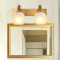 阿库琉斯欧式镜前灯全铜壁灯卧室美式铜灯复古卧室客厅餐厅卫生间墙壁灯具9072