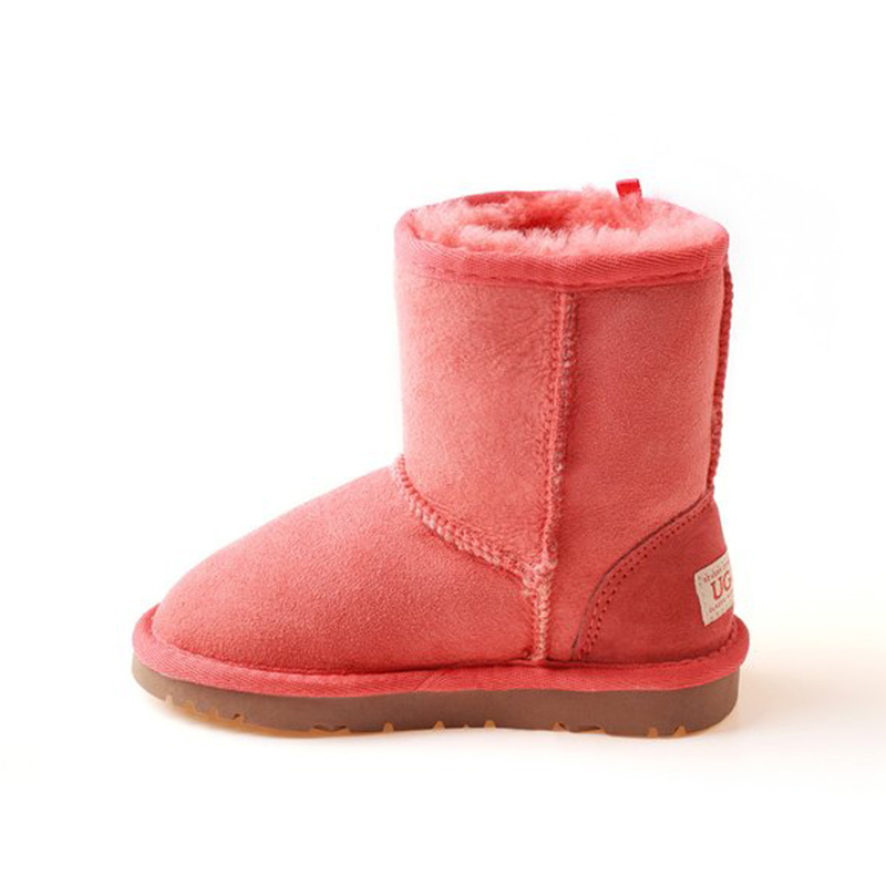 OZWEAR UGG OB007-II经典款防泼水短筒羊皮毛一体女雪地靴童鞋