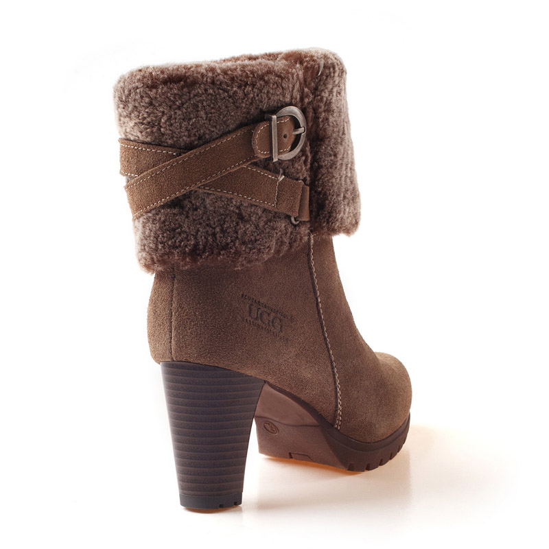 OZWEAR UGG OB073女鞋高跟鞋时尚雪地靴女靴