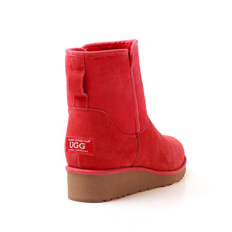 OZWEAR UGG OB181 增高防泼水雪地靴新款短筒女士羊毛雪地靴