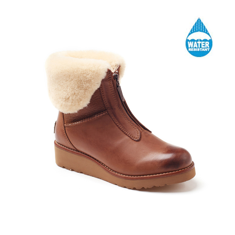 OZWEAR UGG OB274 翻毛防水台女靴羊毛女鞋