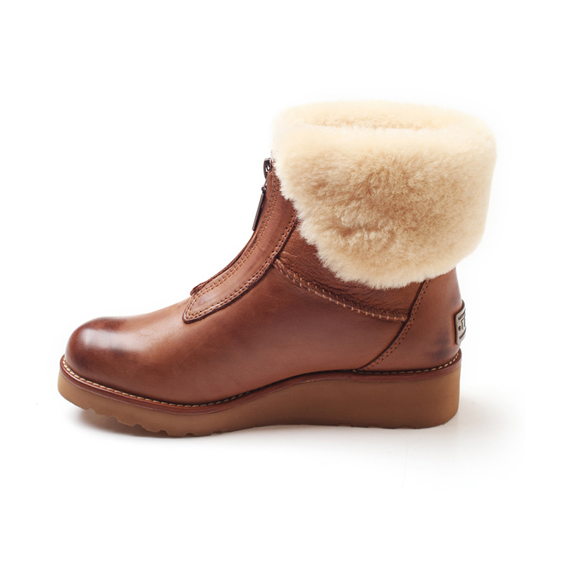 OZWEAR UGG OB274 翻毛防水台女靴羊毛女鞋