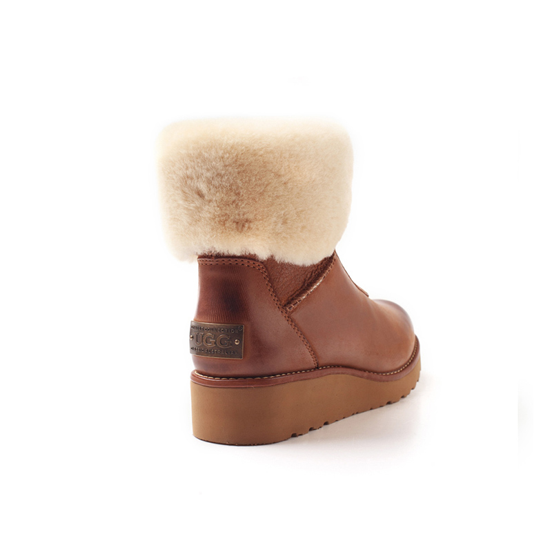 OZWEAR UGG OB274 翻毛防水台女靴羊毛女鞋