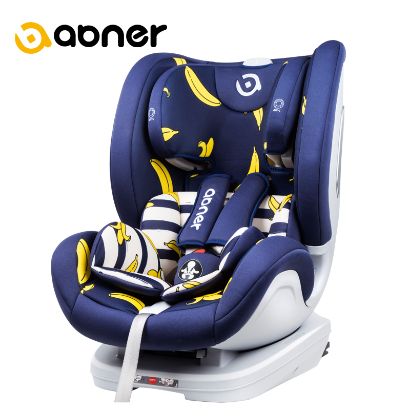 德国abner阿布纳儿童安全座椅汽车用宝宝车载9个月0412周岁可躺isofix