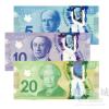 邮币商城 外国钱币 加拿大加元塑料钞纸币 3张(5.10.20加元) 小套装 钱币 套装 收藏联盟 钱币藏品