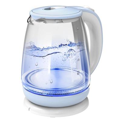 奥克斯(AUX)电水壶高硼硅玻璃电热烧水壶透明家用全自动煮茶器多功能泡茶专用1.8升容量
