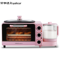 荣事达(Royalstar)早餐机烤面包机三明治机多功能多士炉吐司加热机家用电烤箱煎蛋温奶组合三合一体机