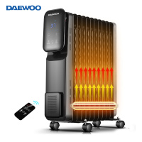 大宇(DAEWOO)取暖器家用智能电热油汀13片电暖器恒温节能省电暖气机烤火炉DWH-O2201E