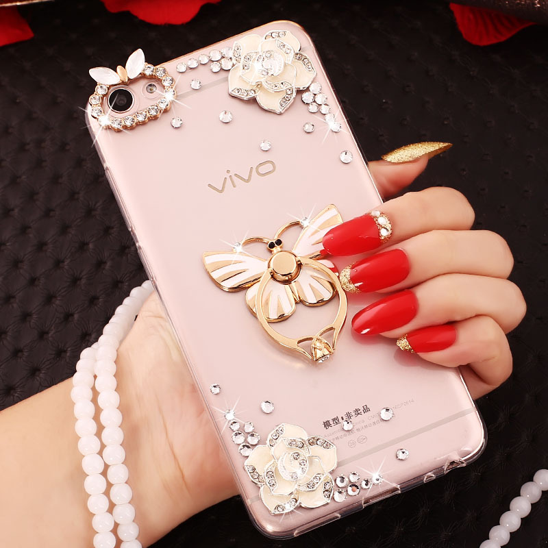 款vivoy66手机壳y66l保护套viv0创意个性指环扣挂绳硅胶防摔壳女款定制