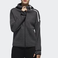 Adidas阿迪达斯女装 2018冬季新款运动休闲舒适透气连帽夹克外套DY5773WT