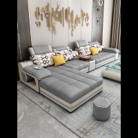 定制科技布艺沙发简约现代阿斯卡利小户型客厅整装转角多功能组合套装北欧