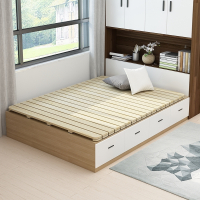 定制硬床板1.8米1.5榻榻米防潮透气阿斯卡利折叠排骨架床定制硬板床垫
