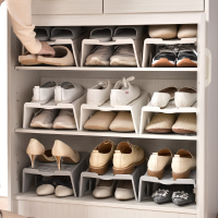 阿斯卡利(ASCARI)省空间收纳鞋架双层鞋托架柜子宿舍鞋柜整理放鞋子拖鞋置物架