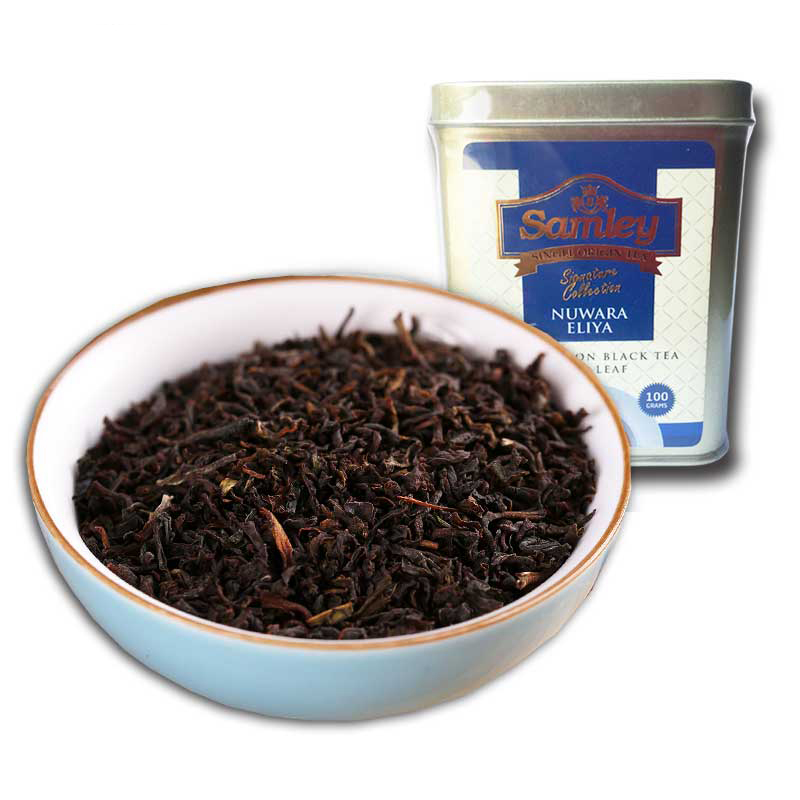 斯里兰卡红茶茶叶100g单罐装 原装进口 萨姆里努瓦利耶奶茶店原料原味高山散装产地锡兰红茶 大部分地区包邮