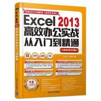 正版书籍 Excel 2013高效办公实战从入门到精通 (视频教学版) 978730244327