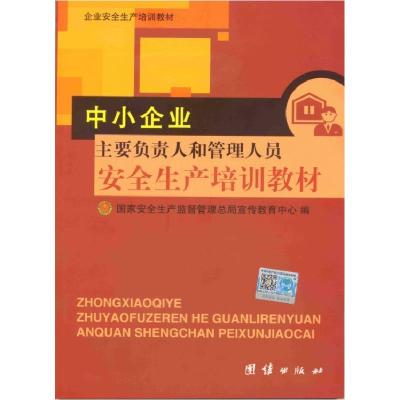 正版新书]中小企业主要负责人好管理人员安全生产培训教材国家安