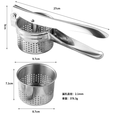 不锈钢手动古达榨汁机家用柠檬石榴压汁器橙汁迷你水果汁机榨汁器