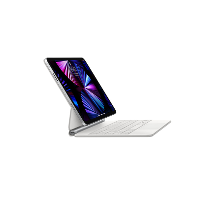 21款 Apple iPad Pro 11英寸妙控键盘 苹果平板电脑键盘[21,20,18款pro 20款Air4]白色