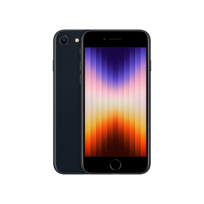 2022年新款 苹果 Apple iPhone SE3 64G 4.7英寸 午夜色  [全新 未激活]移动联通电信5G全网通手机 A15仿生芯片