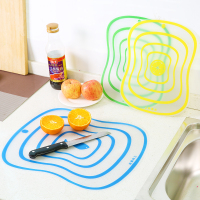 【大小2片装】磨砂分类切菜板 厨房案板塑料切水果板家用防滑薄片透明菜板砧板