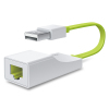 TP-LINK USB 2.0转100M以太网适配器 网口转换器 免驱安装 TL-UF210 绿色