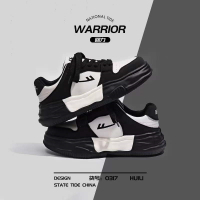 回力(Warrior)女鞋德训鞋女冬季2022新款鞋子冬小众黑色运动鞋休闲板鞋