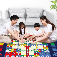 妖怪飞行棋地毯版式儿童地垫益智玩具成人大型超大号游戏大富翁二合一