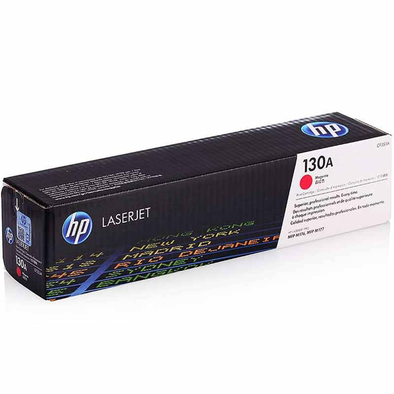 惠普(HP)130A CF353A 品红色粉盒(适用LaserJet Pro Color M176n/ M177fw)高清大图