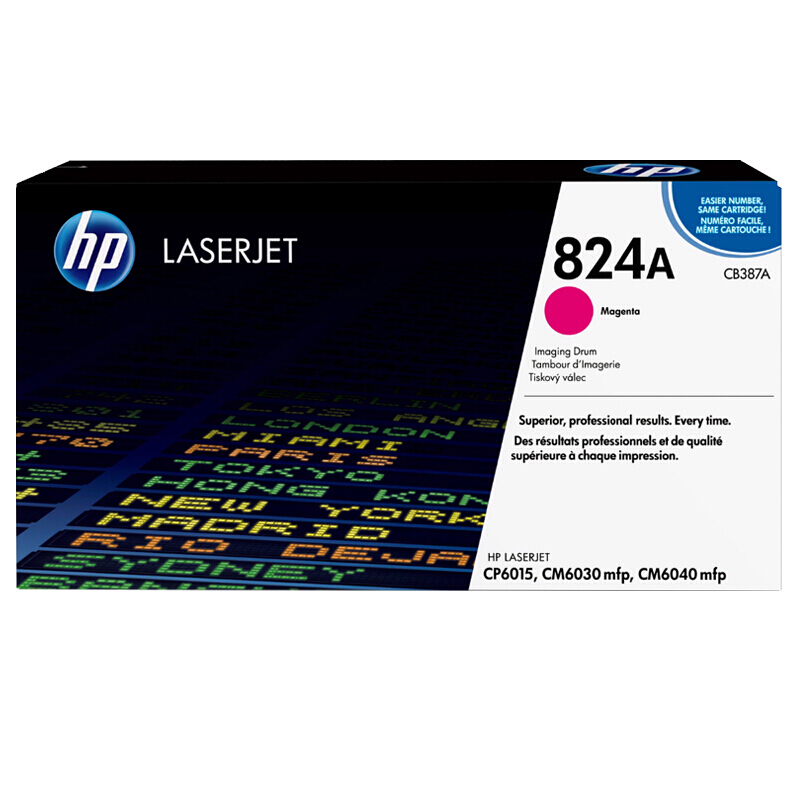 惠普(HP)CB387A 824A 品红色成像鼓(适用Color LaserJet CP6015 6030 6040)高清大图