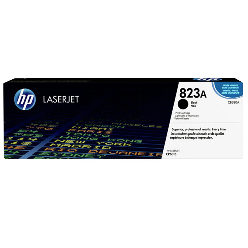 惠普(HP)CB380A 823A 黑色碳粉盒(适用Color LaserJet CP6015)高清大图