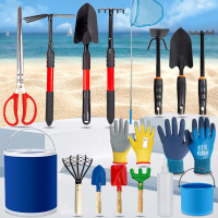 古达赶海工具套装儿童海边挖沙 铲蛤蜊耙海蛎子螃蟹夹装备沙滩
