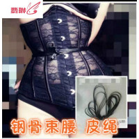 功能型宫廷塑身衣透气腰封钢骨蕾丝束腰收腹托胸婚纱绑带corset 费琳