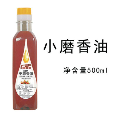 正宗香油芝麻油纯正小磨黑芝麻香油凉拌菜火锅月子食用油 500毫升[白芝麻香油]