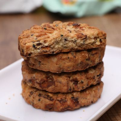 粗粮代餐饼干整箱 早餐低包装红豆薏米饼散装 零食品 红豆薏米饼干精美盒装3斤