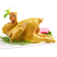 广东梅州正宗盐焗鸡客家特产整只真空白切鸡 香滑嫩盐焗鸡