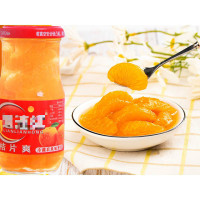 新鲜水果橘子罐头 桔子罐头玻璃瓶水果罐 桔子245gX4瓶装