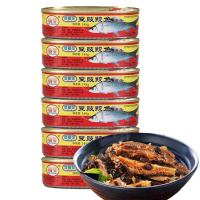 豆豉鲮鱼罐头鱼148g即食鱼罐头鲮鱼速食品下饭菜罐头肉类熟食小吃