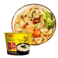 酸汤面叶桶装方便面泡面紫菜虾米面食速食食品面片