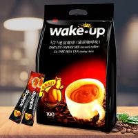 威拿Wakeup威客猫屎咖啡味100条1700g越南原装三合一速溶咖啡
