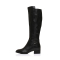 STACCATO/思加图冬季专柜同款黑色牛皮绒里时装靴女皮靴9XY09DG6