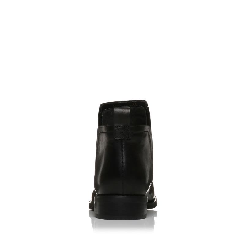 STACCATO/思加图冬季专柜同款黑色打蜡胎牛皮短筒女皮靴9RA60DD6图片