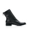 STACCATO/思加图年冬季专柜同款黑色牛皮短筒女皮靴Q9101DD7