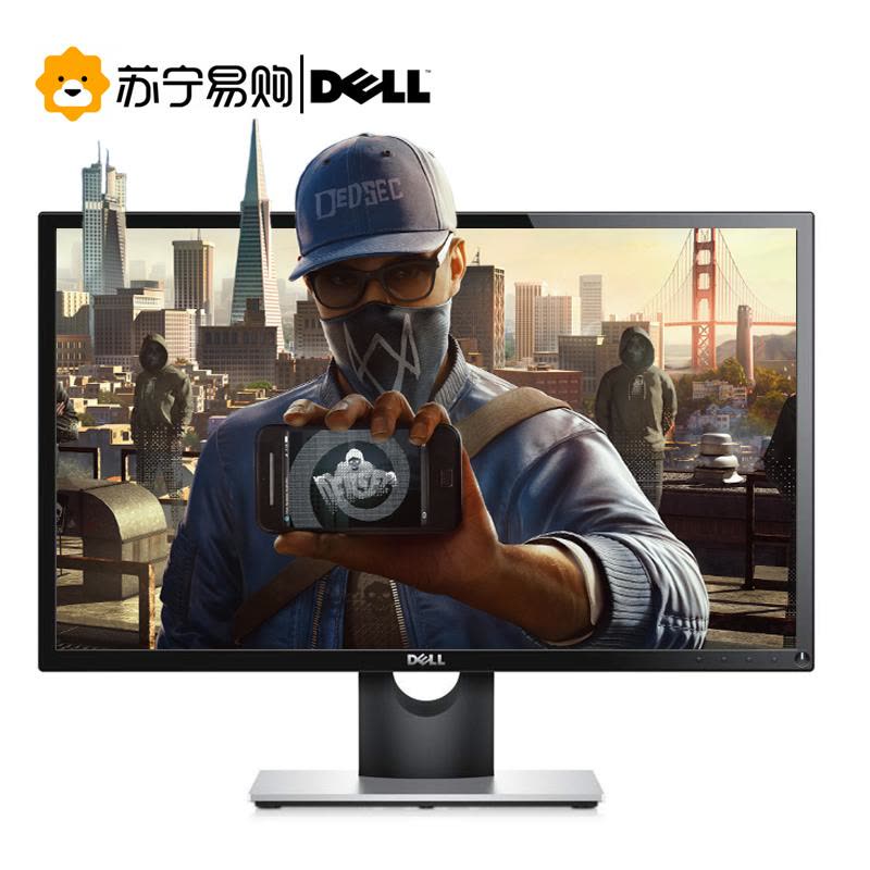 戴尔（DELL）SE2416HM台式机液晶显示器23.8英寸全高清窄边框广视角台式电脑IPS显示屏1920*1080P图片