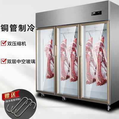 纳丽雅(Naliya)商用挂肉柜保鲜柜鲜肉冷冻柜猪羊牛肉柜冷藏立式冷鲜肉排酸柜_单门经典款