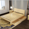 艾帛利(AIBOULLY) 床 实木床 双人床1.8米木质 卧室松木床1.5米简约现代儿童单人床宿舍床